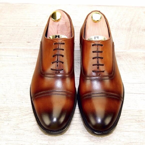 * NIB * $395 Nordstrom BRUNO MAGLI Butler Oxford 8.5 M Cognac *add $15 new Trees main image 5